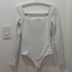 Princess Polly Mera White Long Sleeve Bodysuit